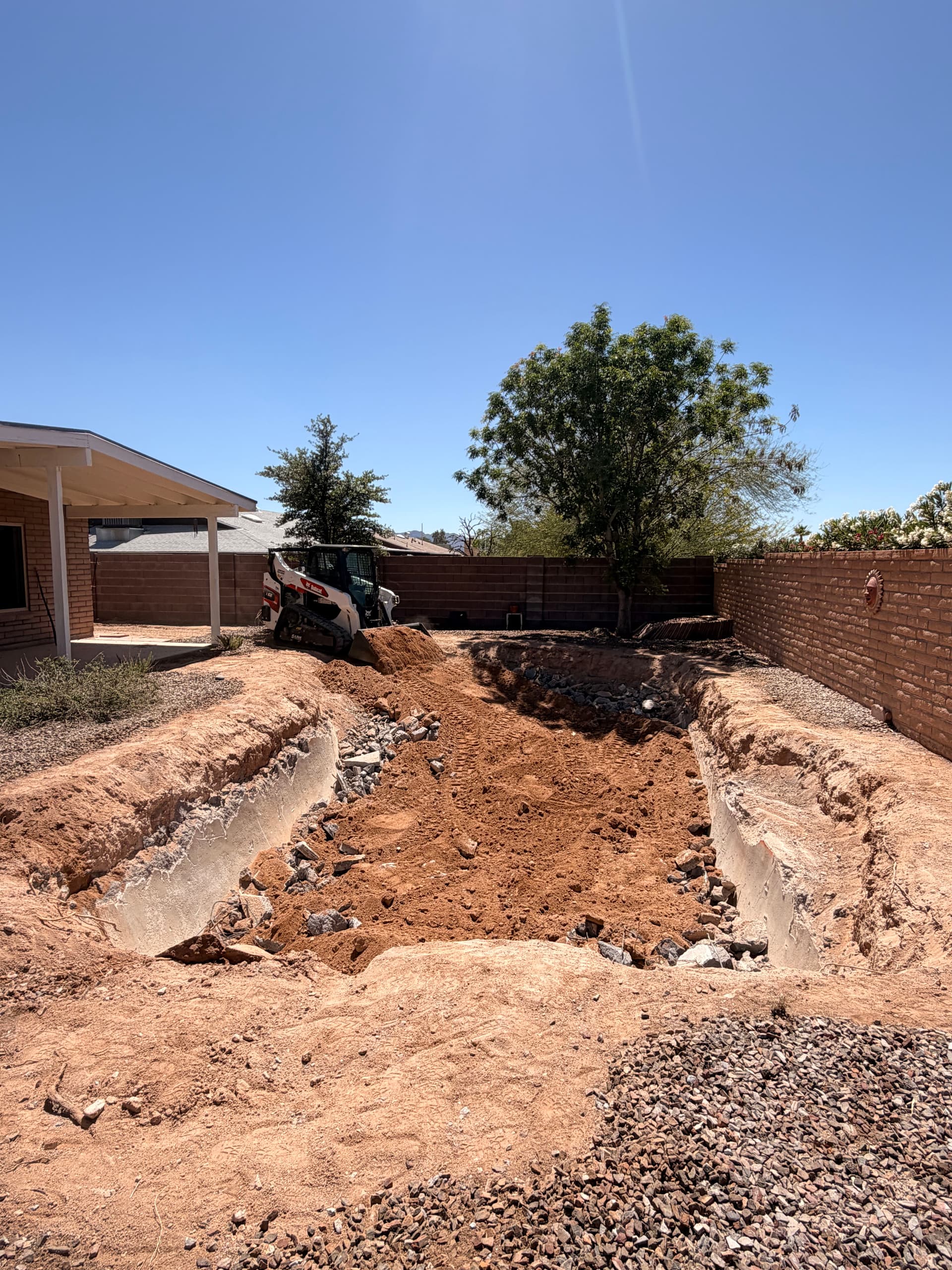 Gallery photos for Partial Pool Demolition and Removal in Tucson: Image #2