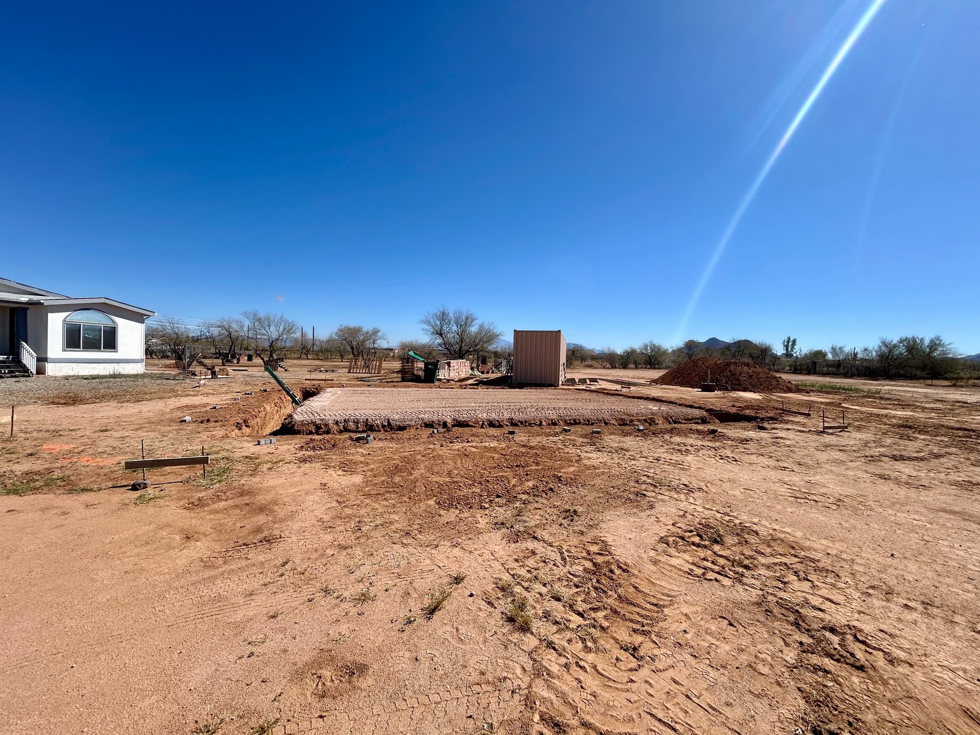Gallery photos for Shop Pad Site Prep and Footing Trenches Done Right in Marana: Image #5