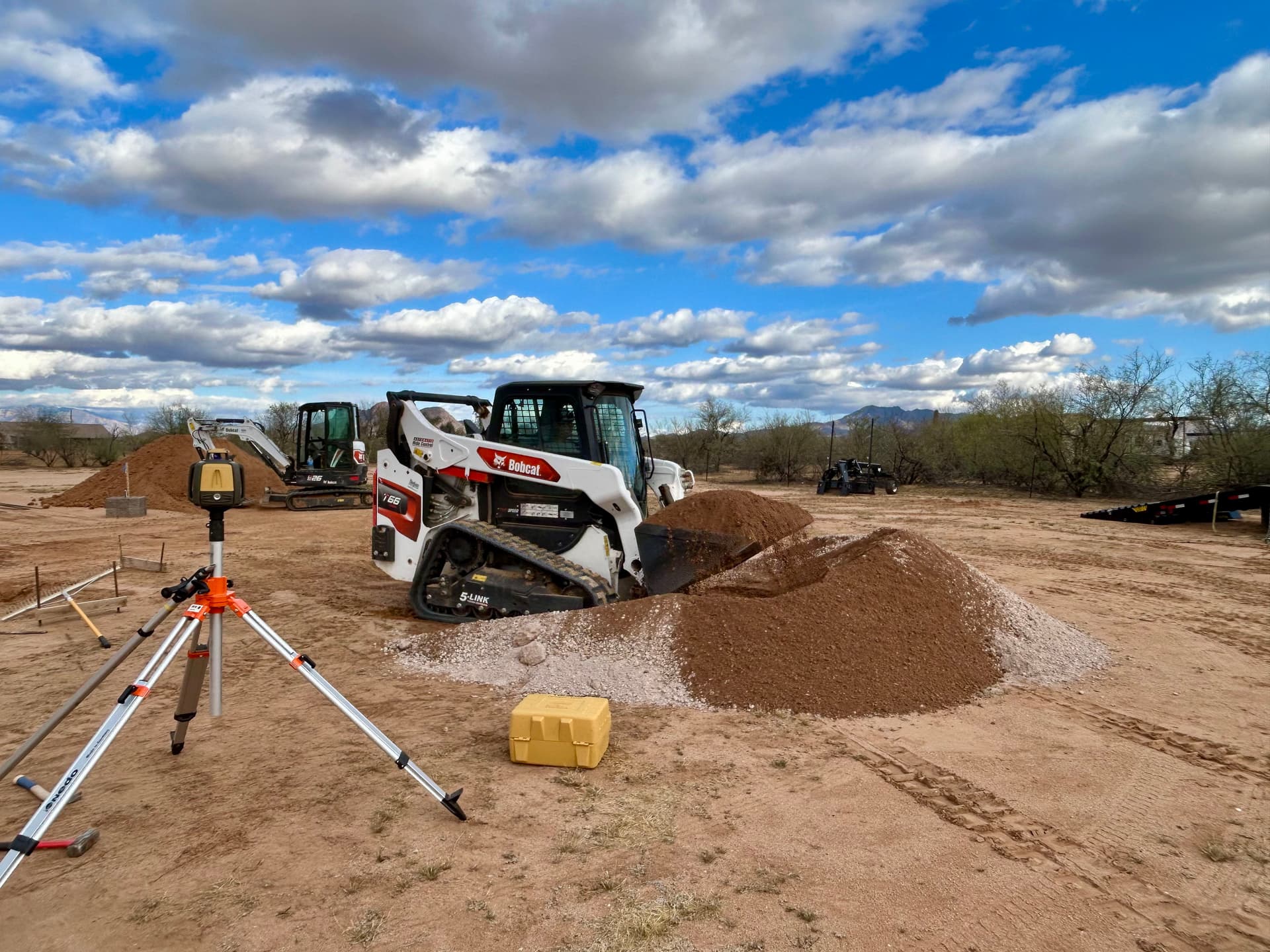 Shop Pad Site Prep and Footing Trenches Done Right in Marana image