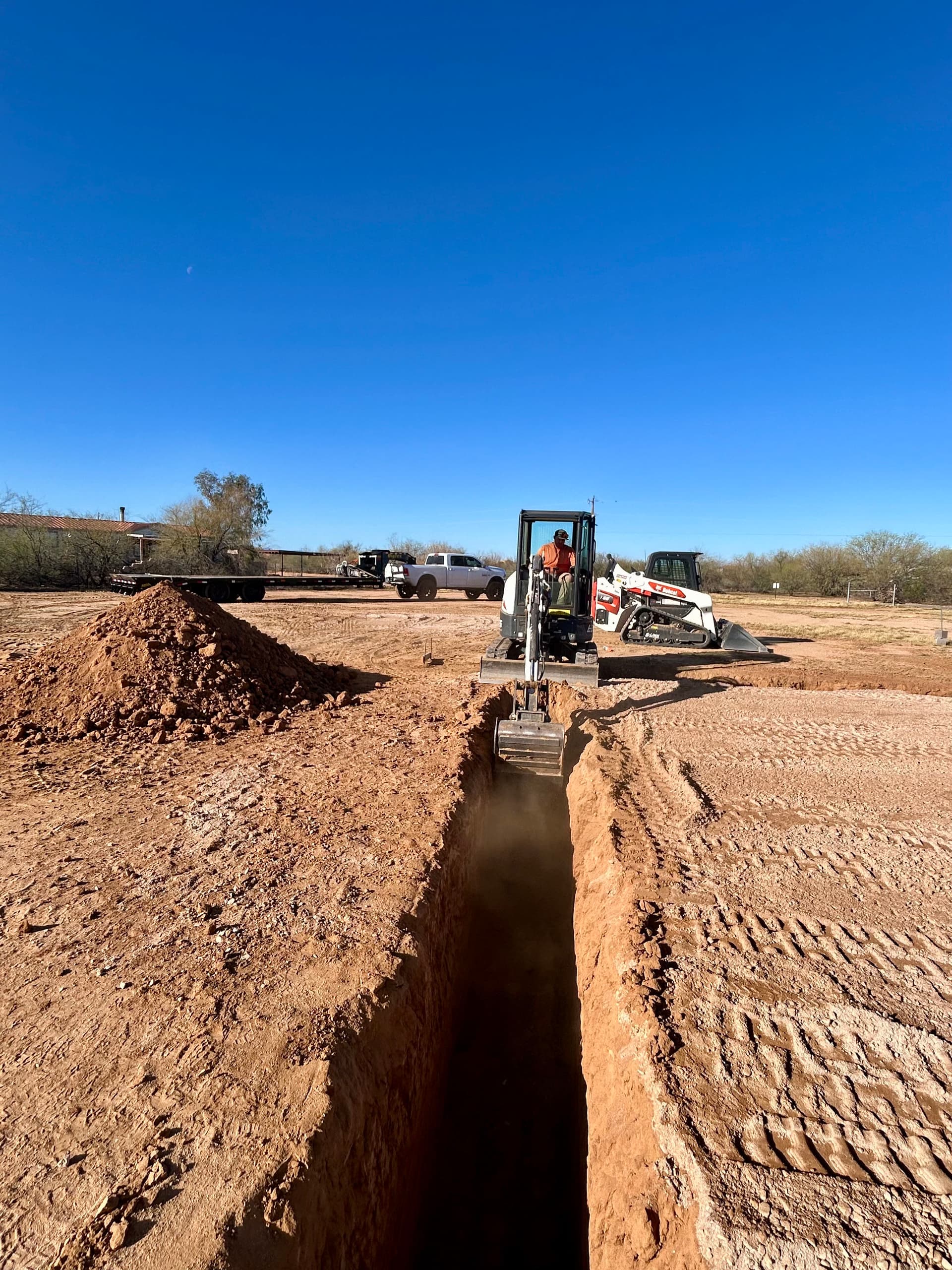 Gallery photos for Shop Pad Site Prep and Footing Trenches Done Right in Marana: Image #4
