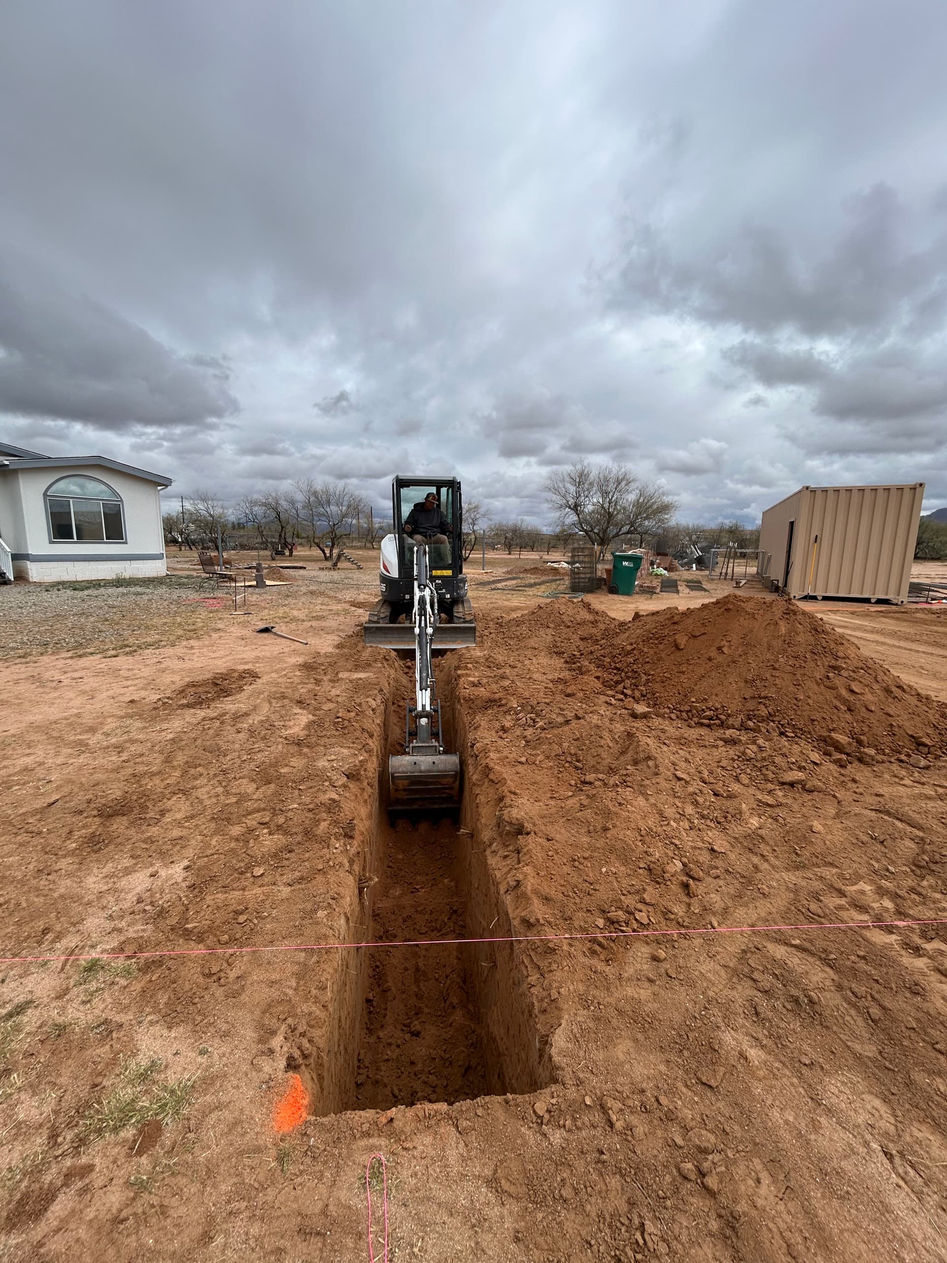 Gallery photos for Shop Pad Site Prep and Footing Trenches Done Right in Marana: Image #2