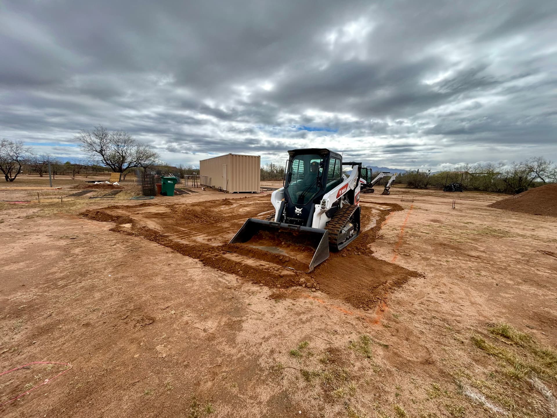 Gallery photos for Shop Pad Site Prep and Footing Trenches Done Right in Marana: Image #1