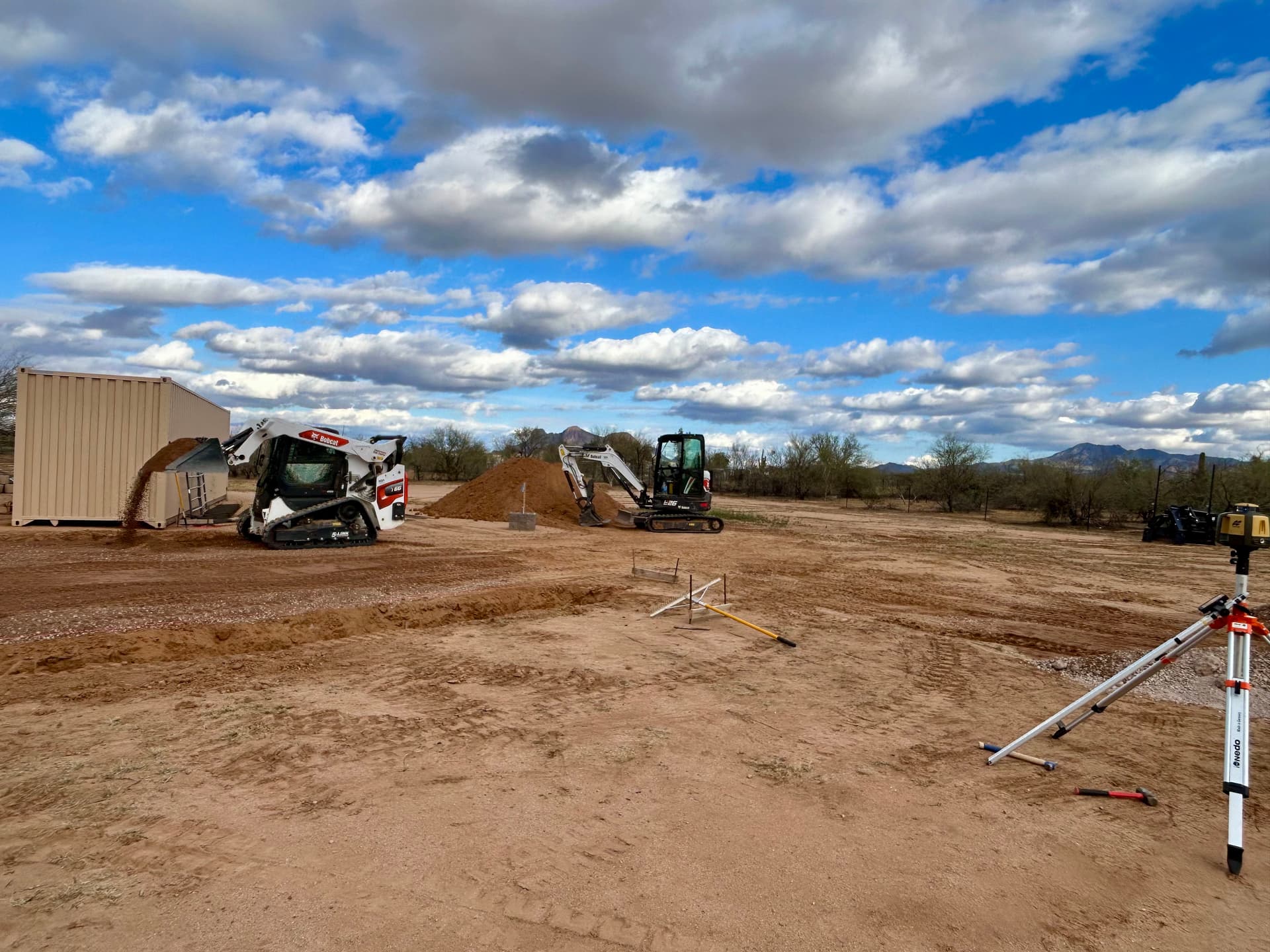 Gallery photos for Shop Pad Site Prep and Footing Trenches Done Right in Marana: Image #3