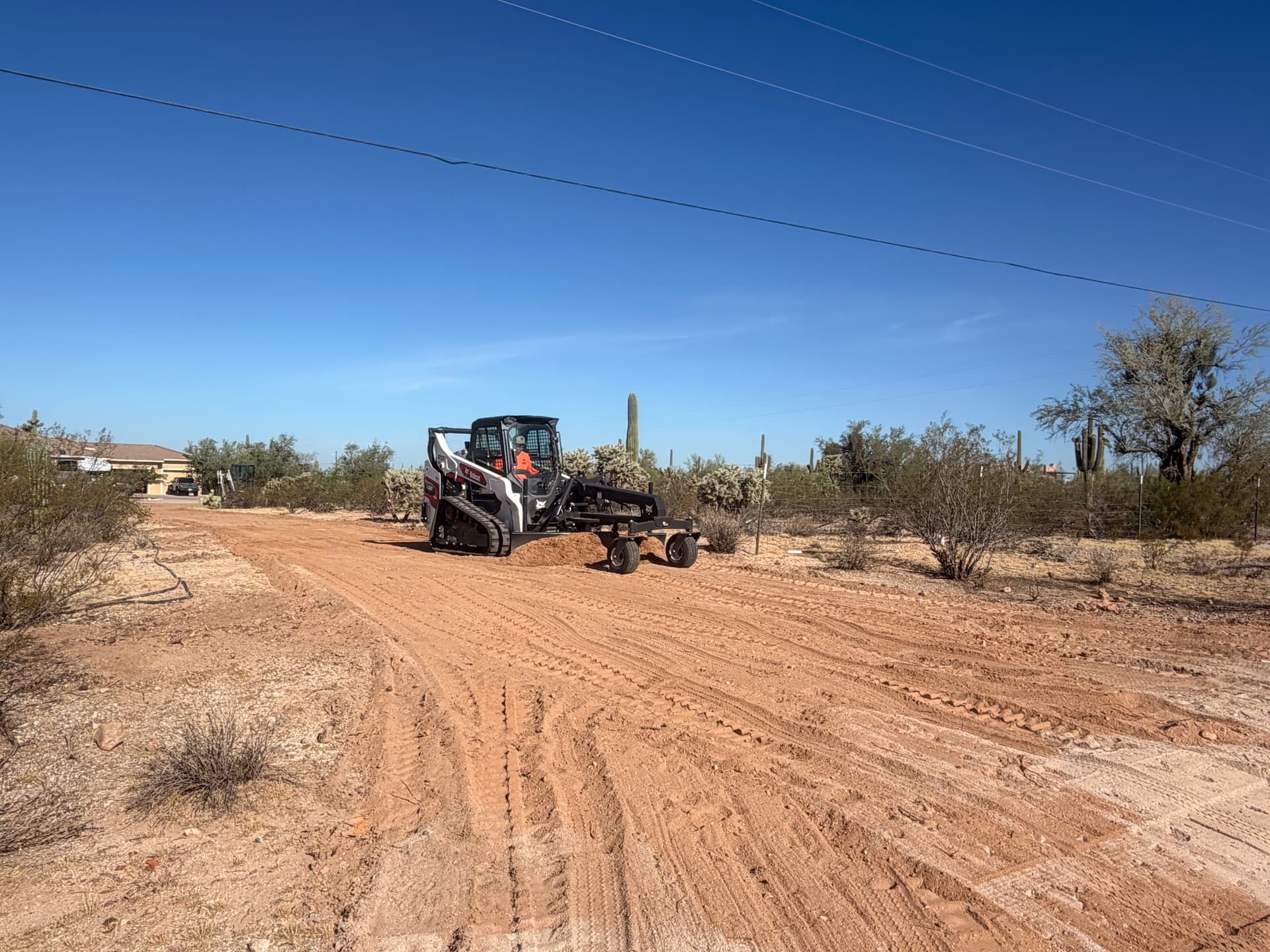 Gallery photos for Driveway Site Prep and Clearing in Pima County: Image #3